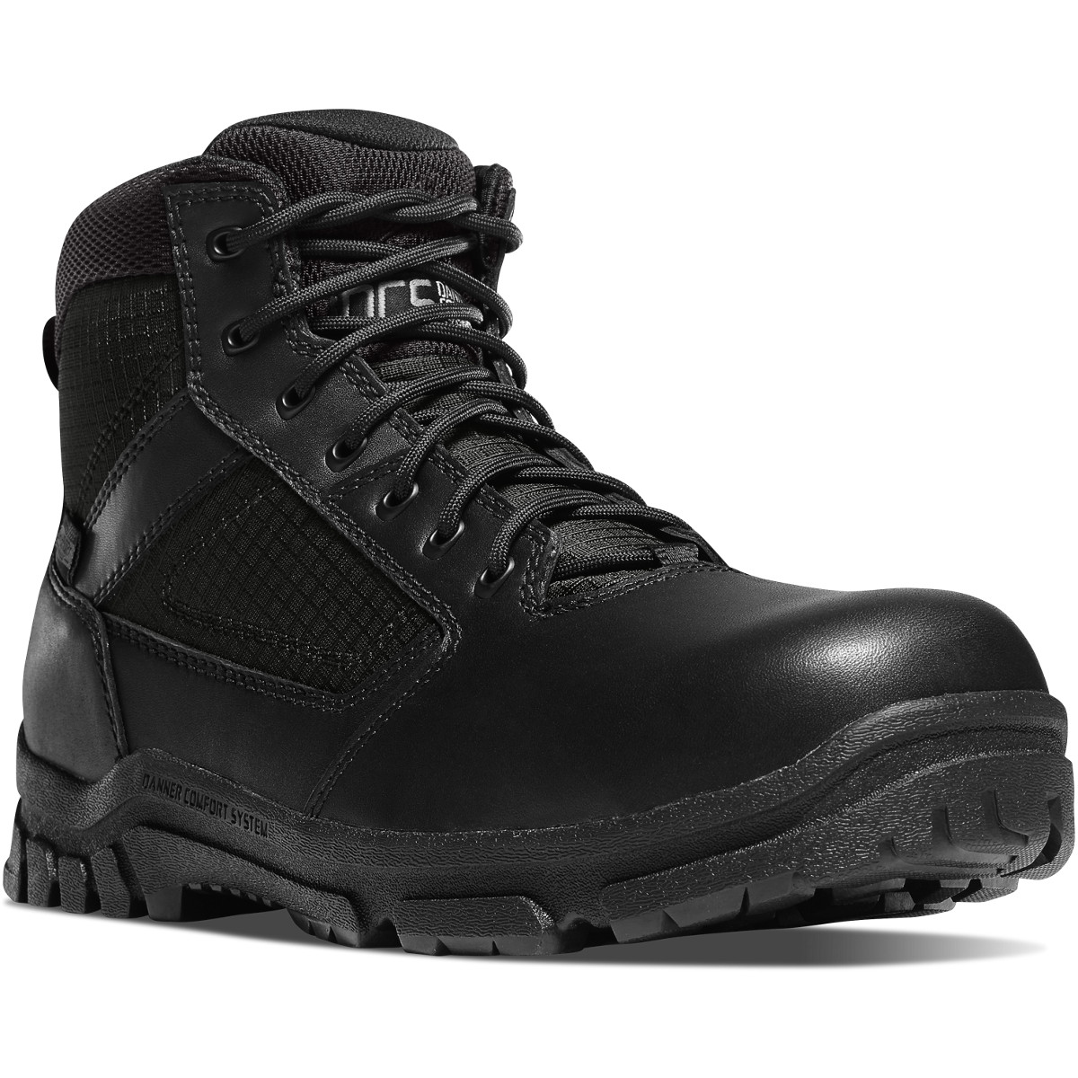 Botas Tacticas Danner Hombre Mexico - Lookout 5.5 Composite Toe Negros - DXAOU1398